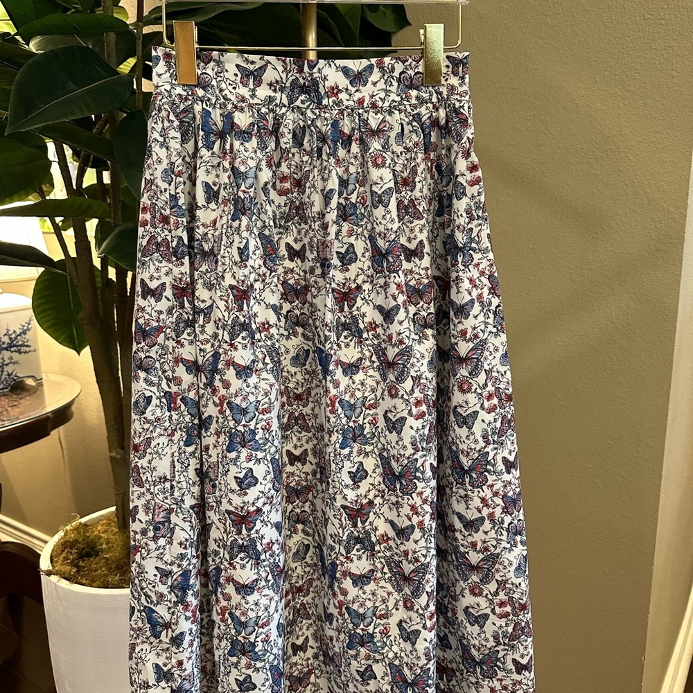 Butterfly Print Women's Skirt